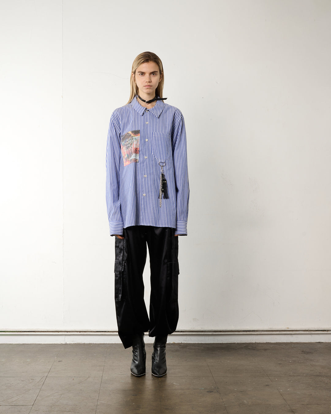 KEYRING GRAPHIC SHIRT [BLUE]