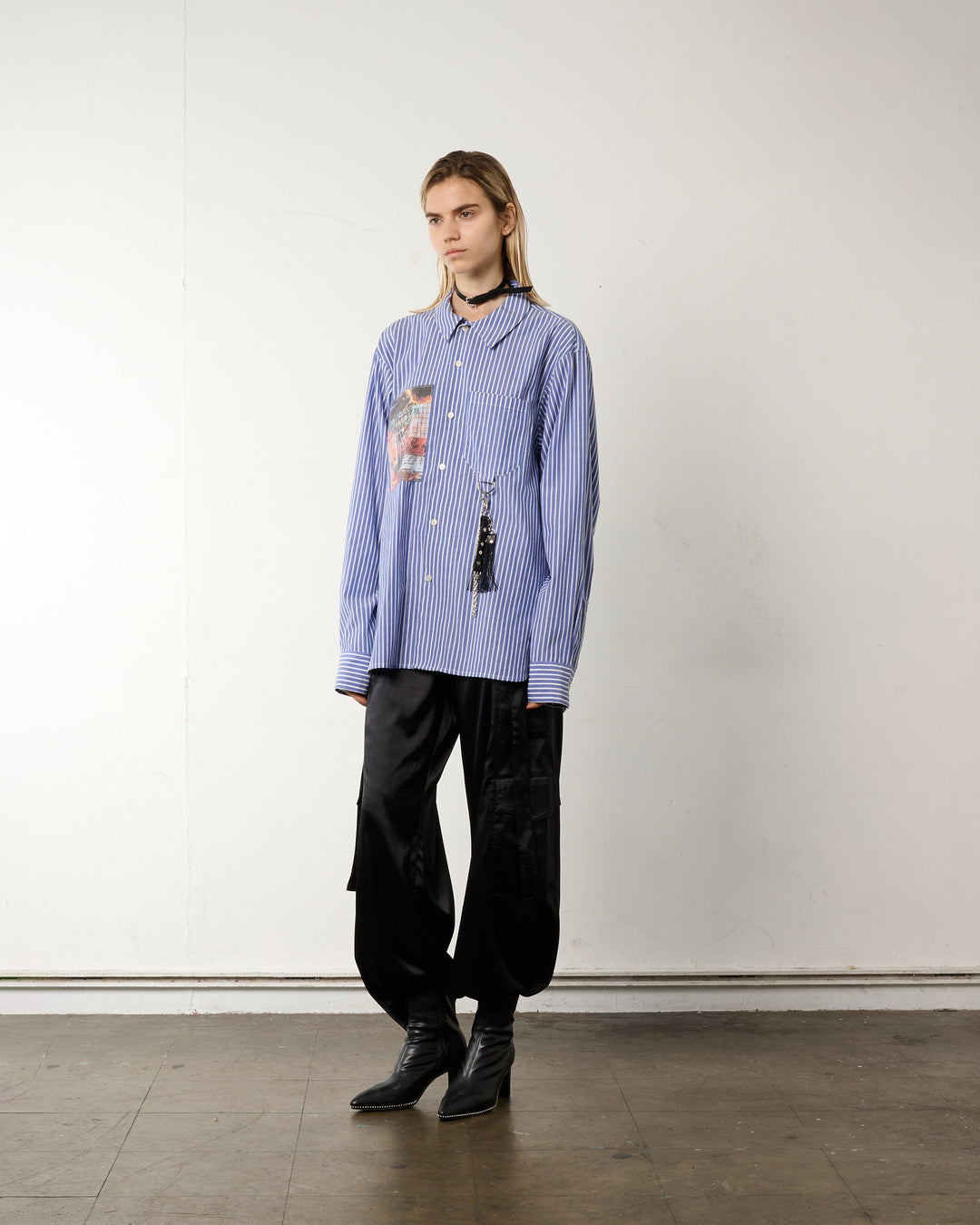 KEYRING GRAPHIC SHIRT [BLUE]