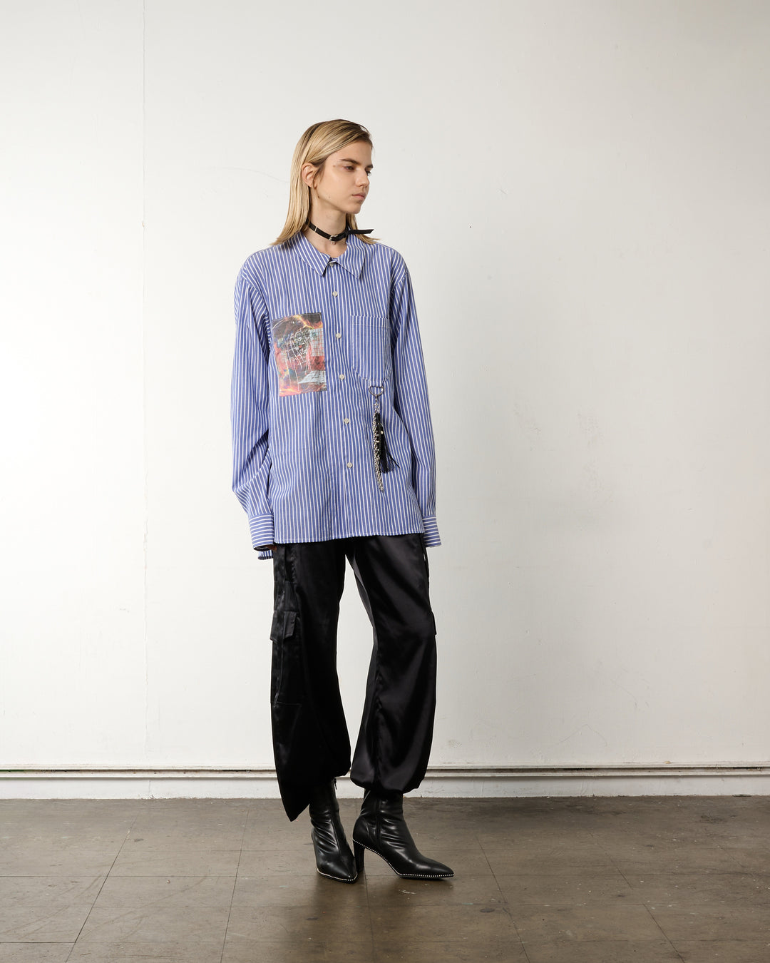 KEYRING GRAPHIC SHIRT [BLUE]