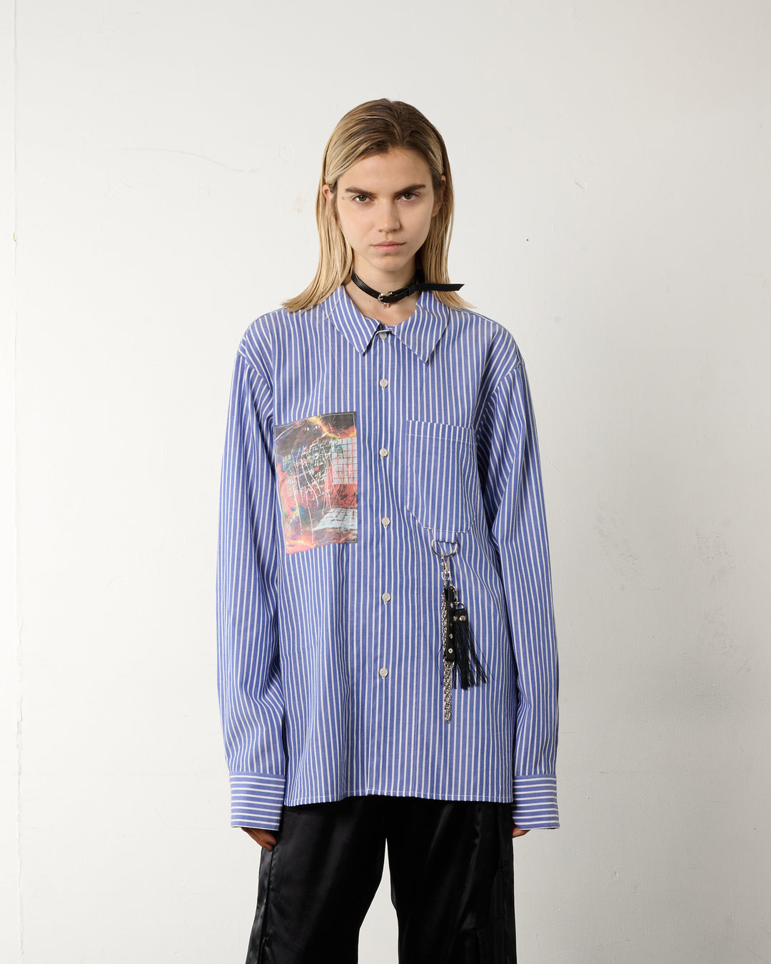 KEYRING GRAPHIC SHIRT [BLUE]