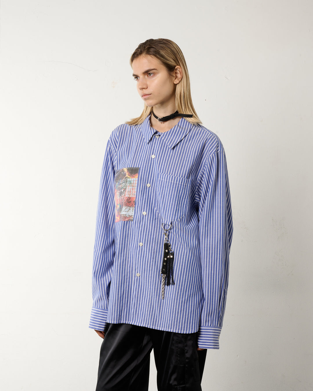 KEYRING GRAPHIC SHIRT [BLUE]