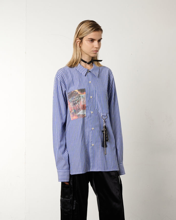 KEYRING GRAPHIC SHIRT [BLUE]
