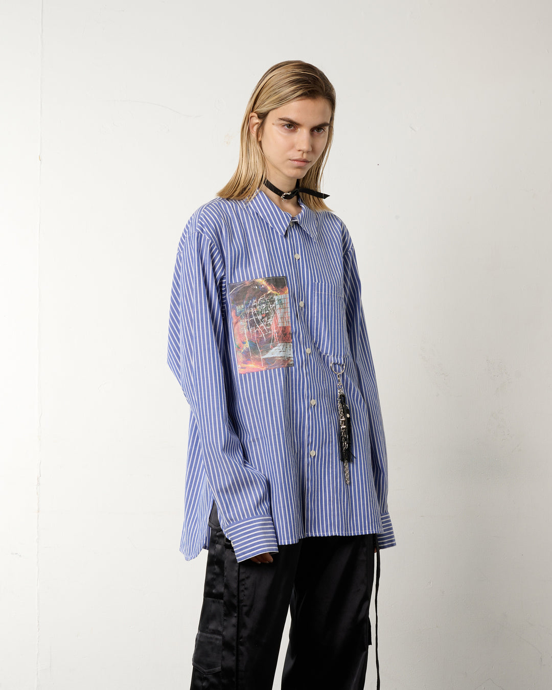 KEYRING GRAPHIC SHIRT [BLUE]