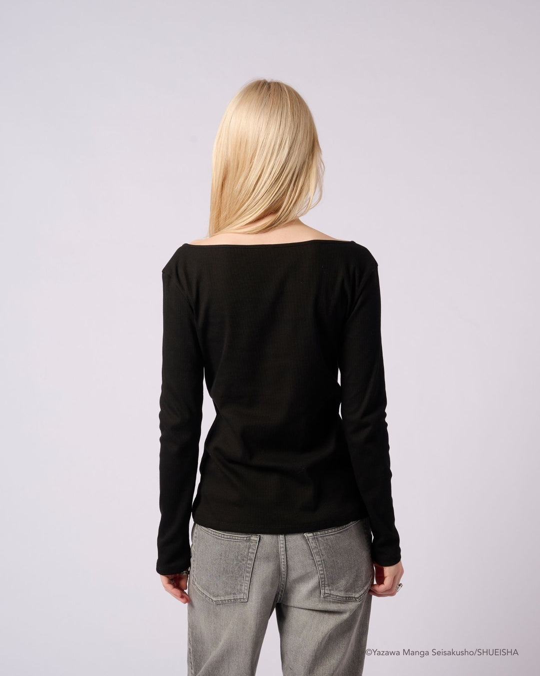 NANA × ADDIXY LACE-UP TOP [BLACK]