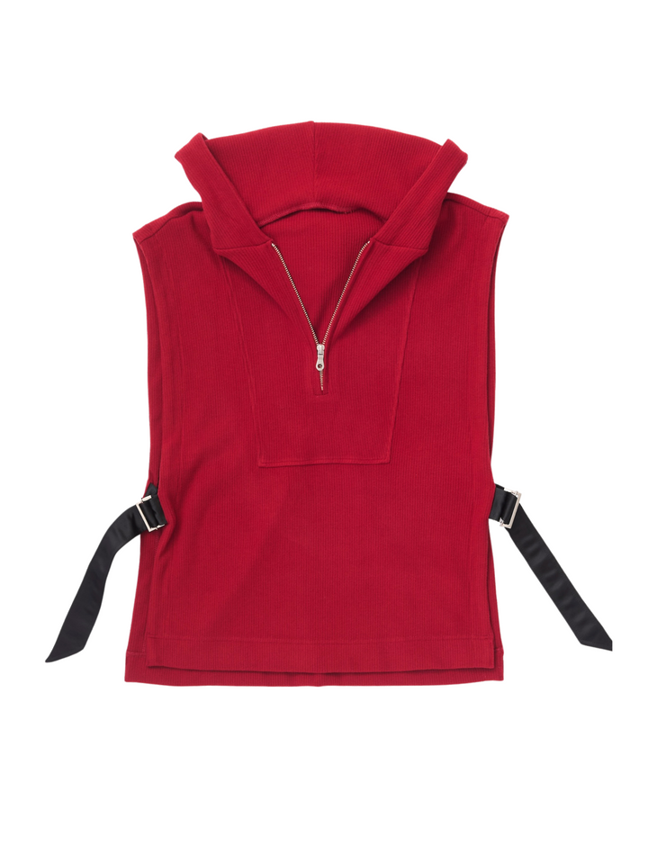 SIDE BELT KNIT VEST