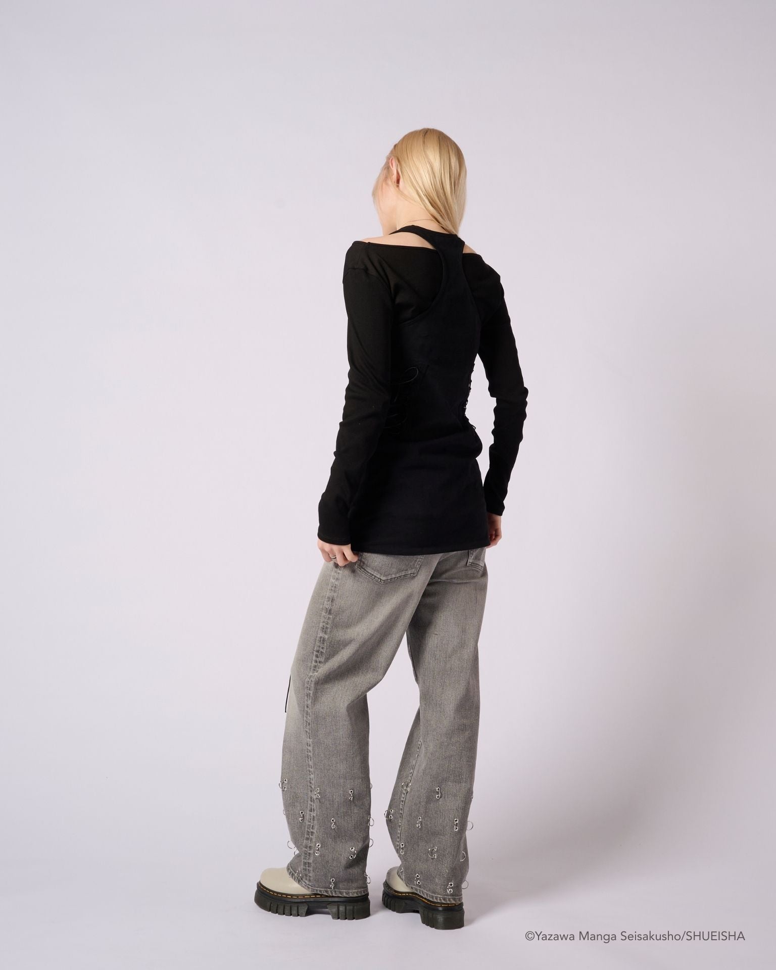 NANA × ADDIXY LACE-UP TOP