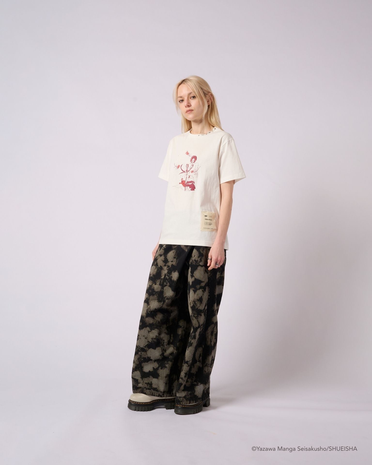 なな NANA × ADDIXY NANA LIVE GRAPHIC TEE【WHITE】