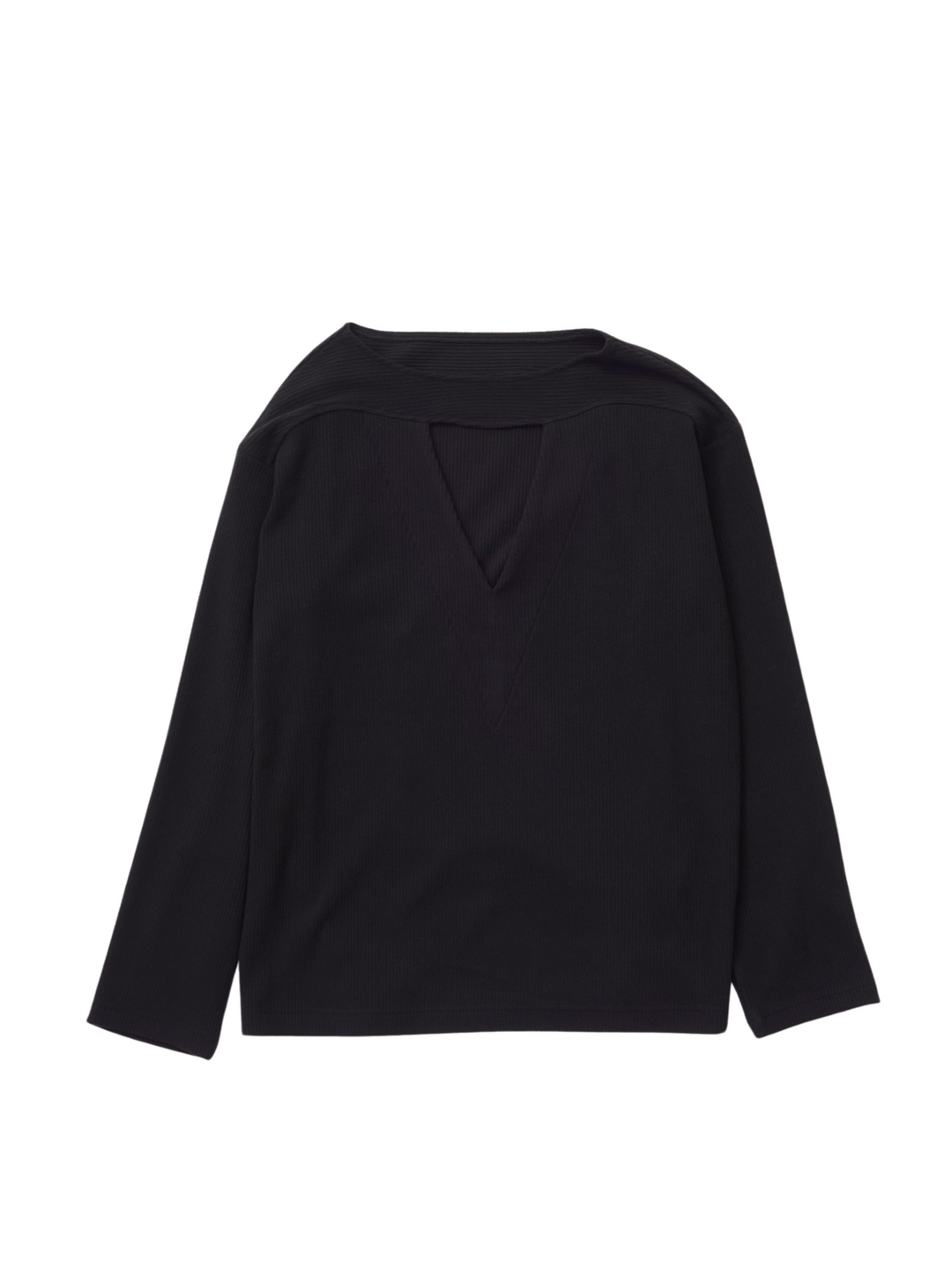 CHOKER V NECK KNIT TOPS