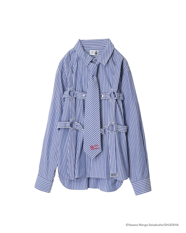 NANA × ADDIXY TIE BONDAGE SHIRT [BLUE]