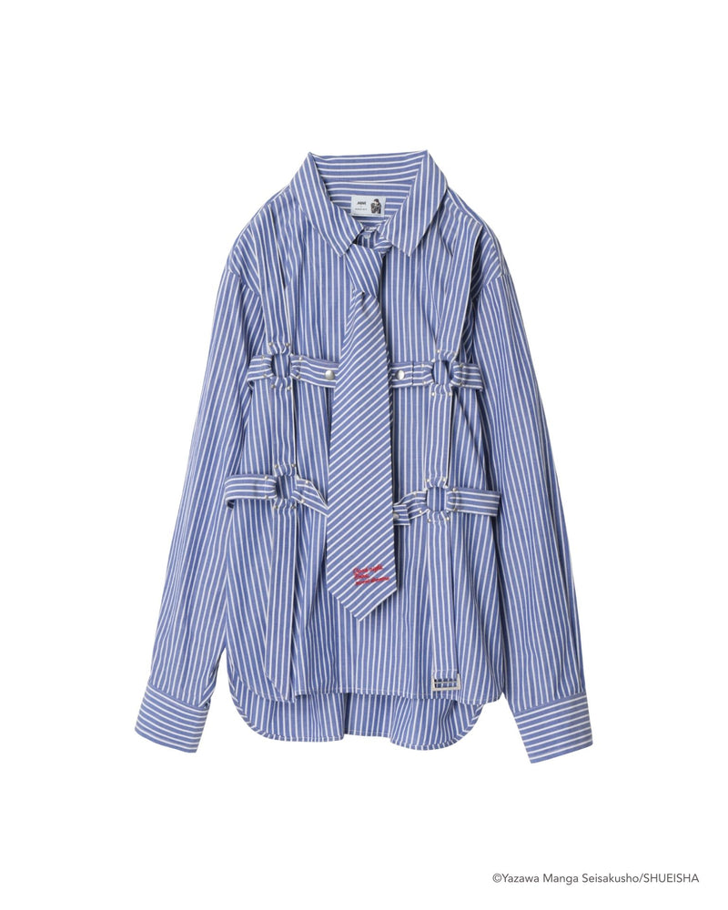 NANA × ADDIXY TIE BONDAGE SHIRT【BLUE】