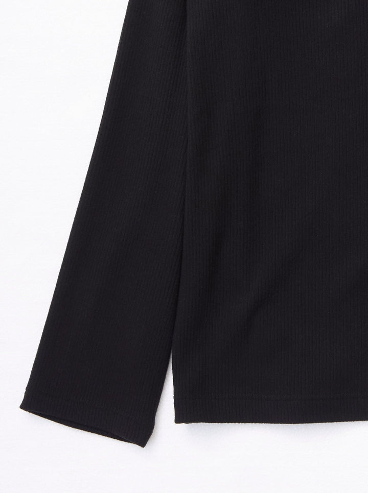 CHOKER V NECK KNIT TOPS