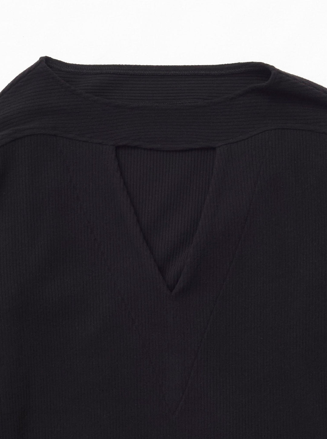 CHOKER V NECK KNIT TOPS