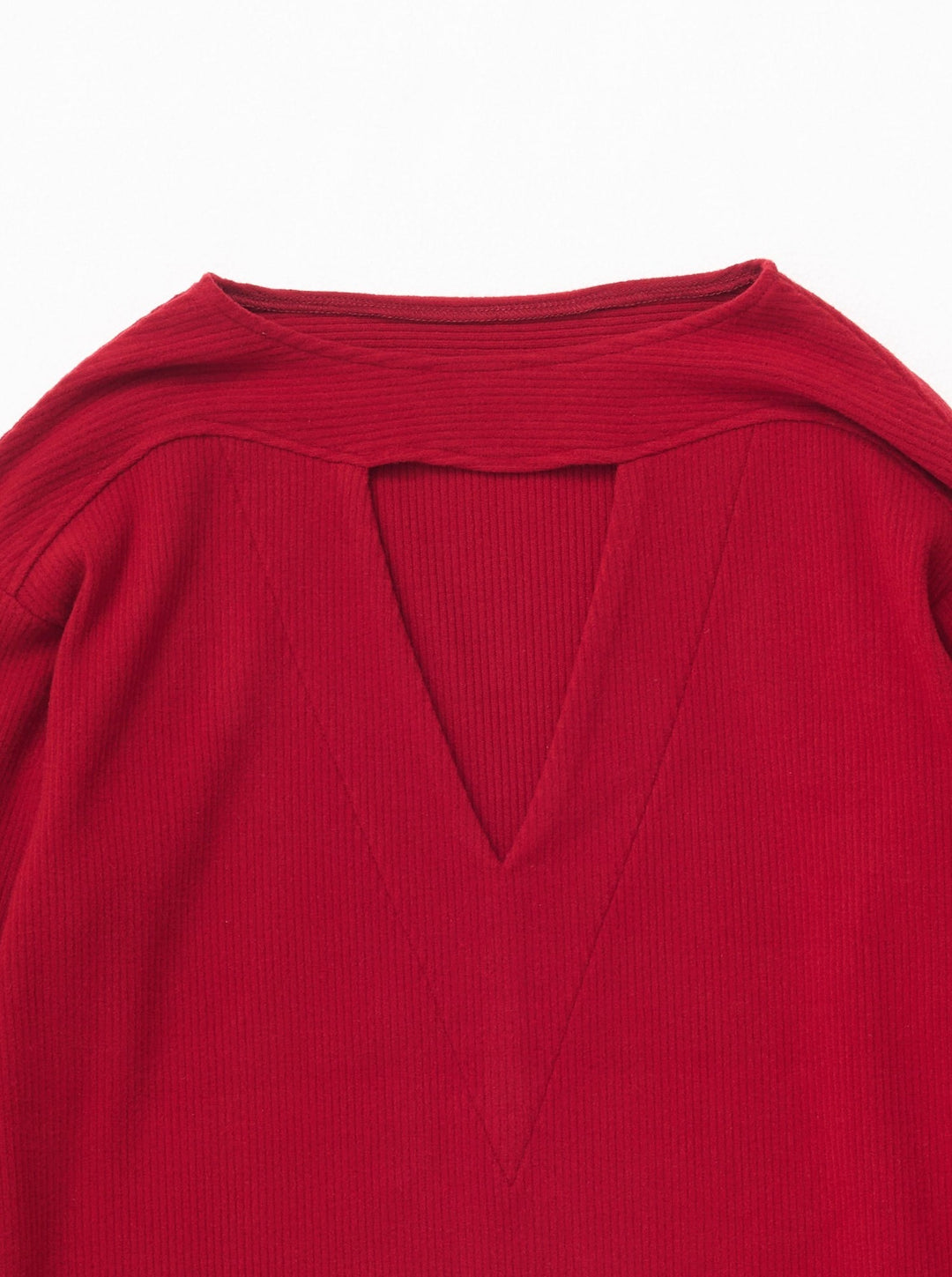 CHOKER V NECK KNIT TOPS