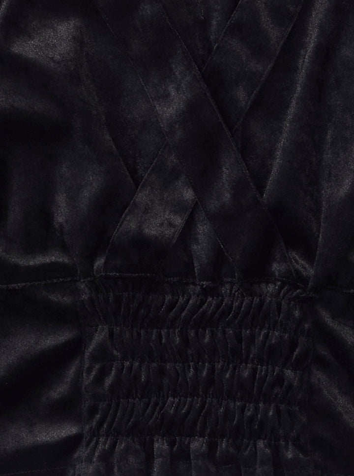 VELVET CORSET CHOKER TOPS