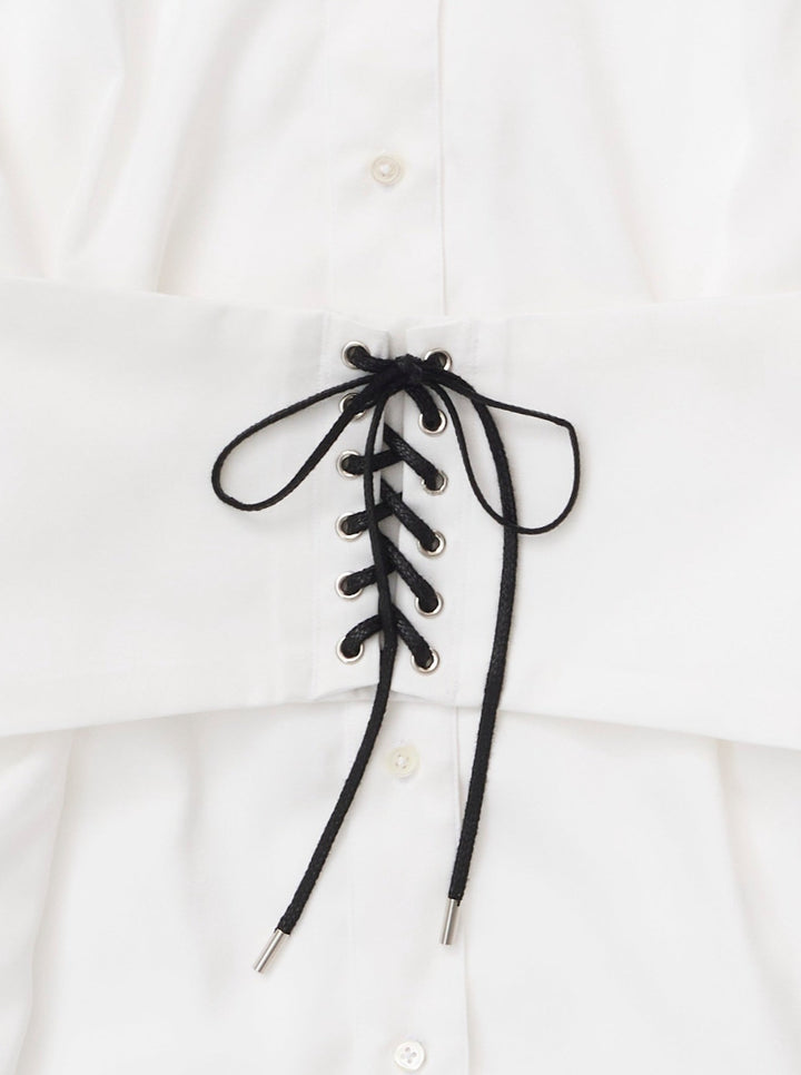 LACE UP CORSET SHIRTS
