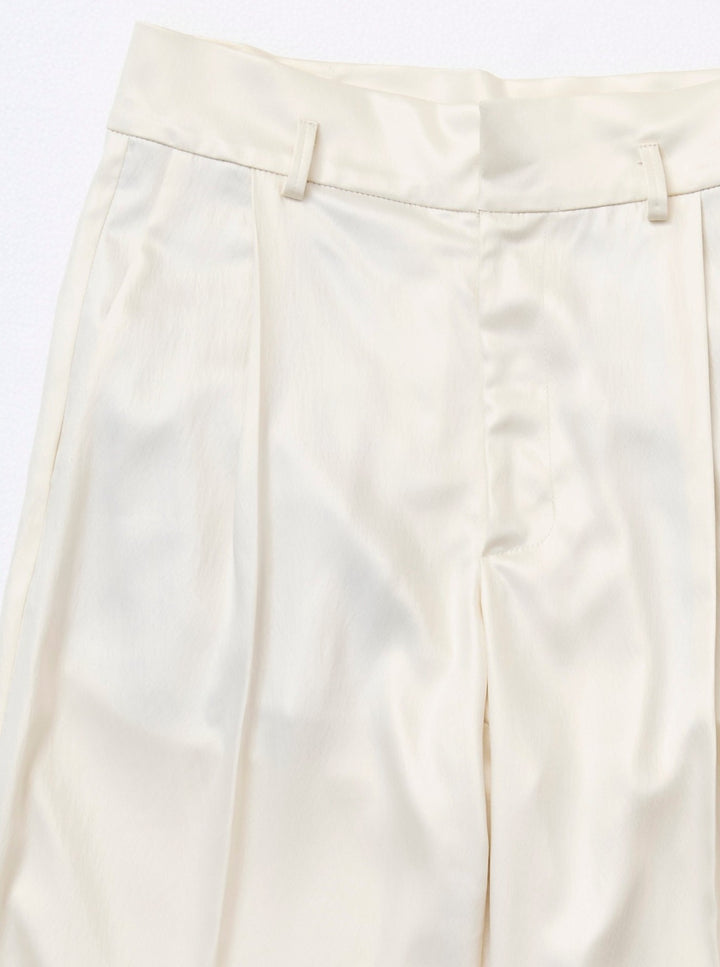 【PRE ORDER 2BUY 10%OFF】SATIN CUMMERBUND PANTS
