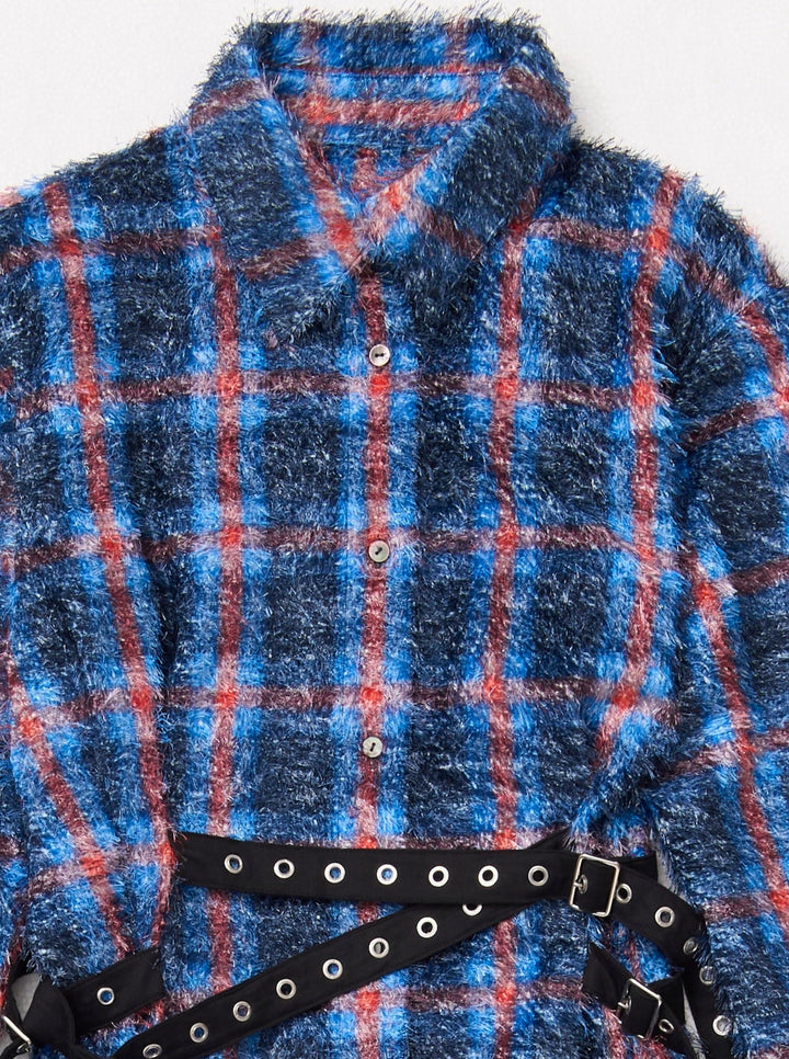 DOUBLE BELT SHIRTS ONEPIECE