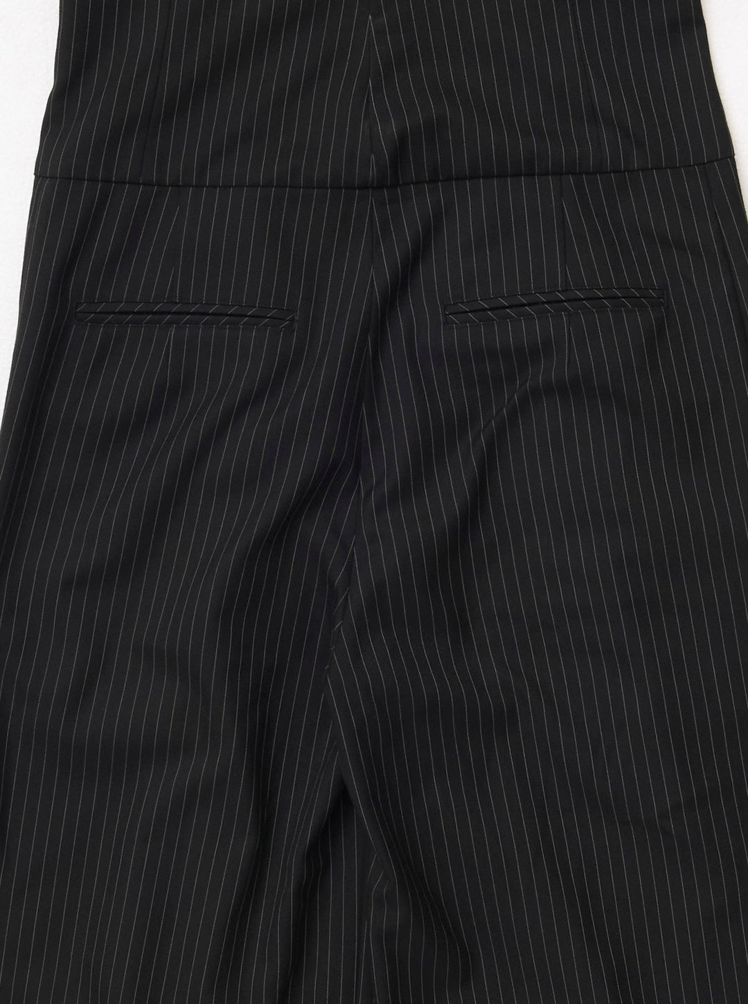 BACK LACE-UP TAILORED JUMPSUIT