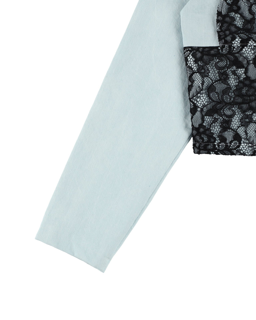 ＜UPCYCLED＞REMAKE DENIM LACE BUSTIER