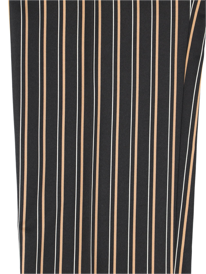 PINSTRIPE PAJAMA PANTS【BLACK×YELLOW】