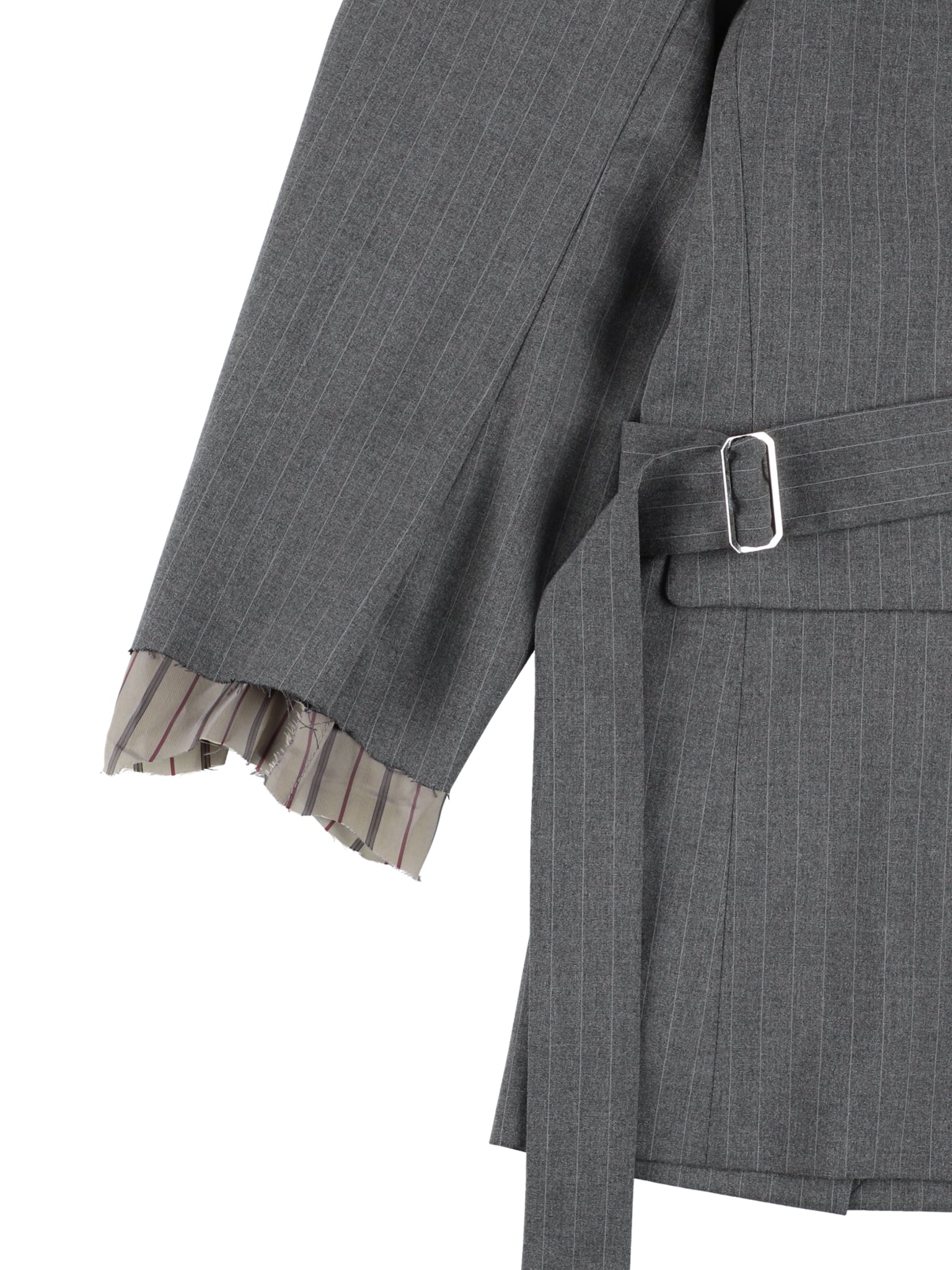 RAW CUT CHOKER JACKET【CHARCOAL】 – ADDIXY