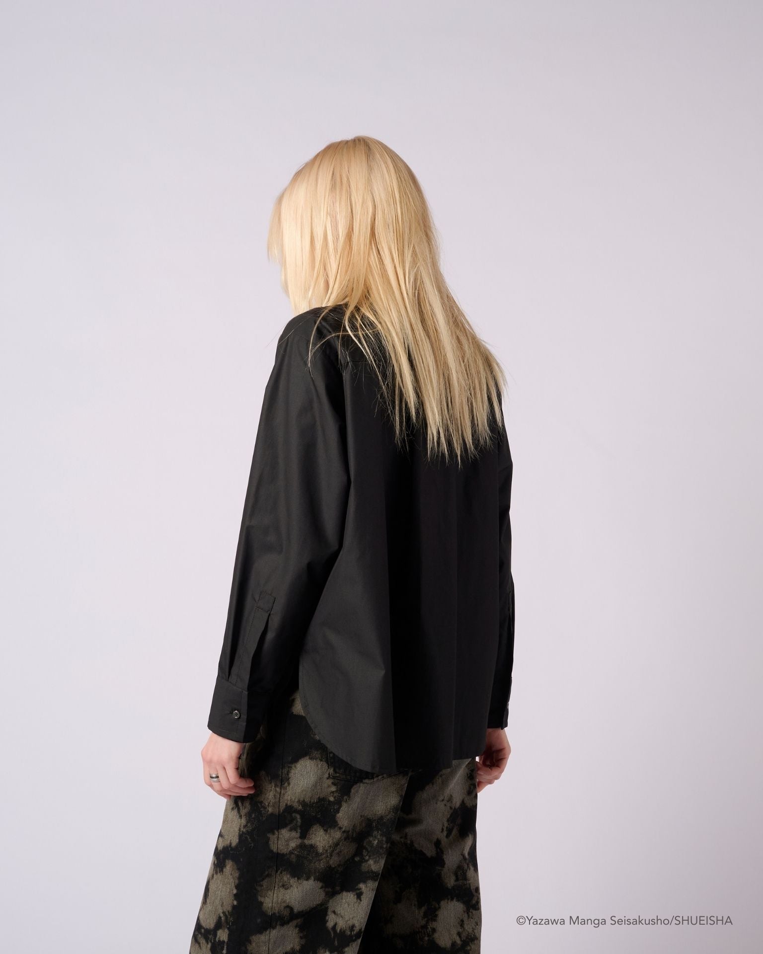NANA × ADDIXY TIE BONDAGE SHIRT【BLACK】
