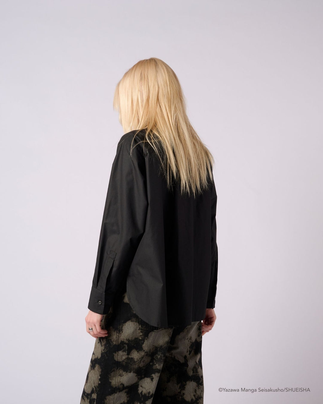 NANA × ADDIXY TIE BONDAGE SHIRT [BLACK]