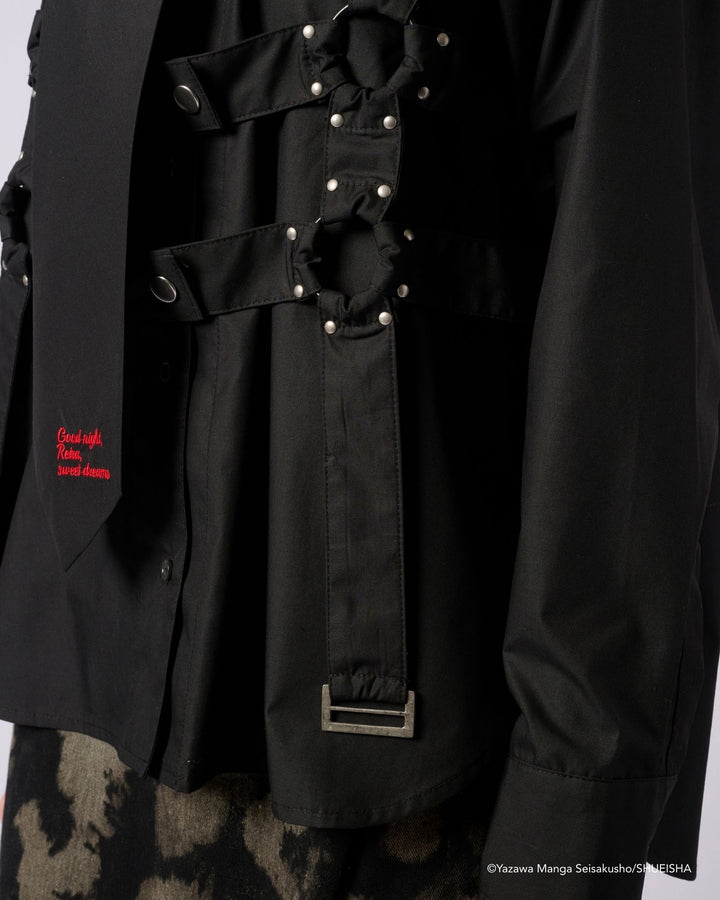 NANA × ADDIXY TIE BONDAGE SHIRT [BLACK]