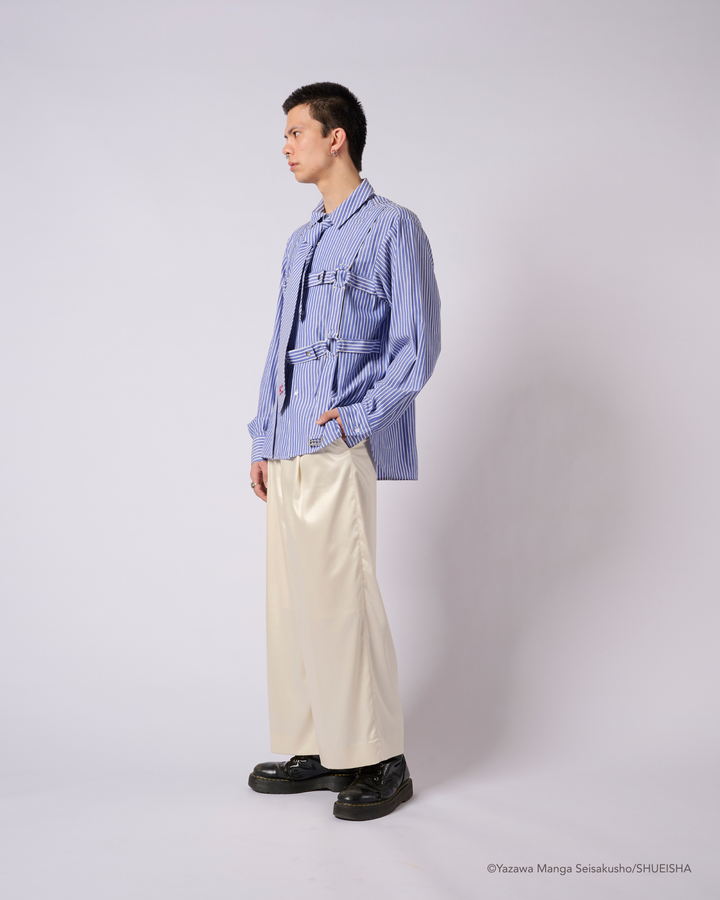 NANA × ADDIXY TIE BONDAGE SHIRT [BLUE]