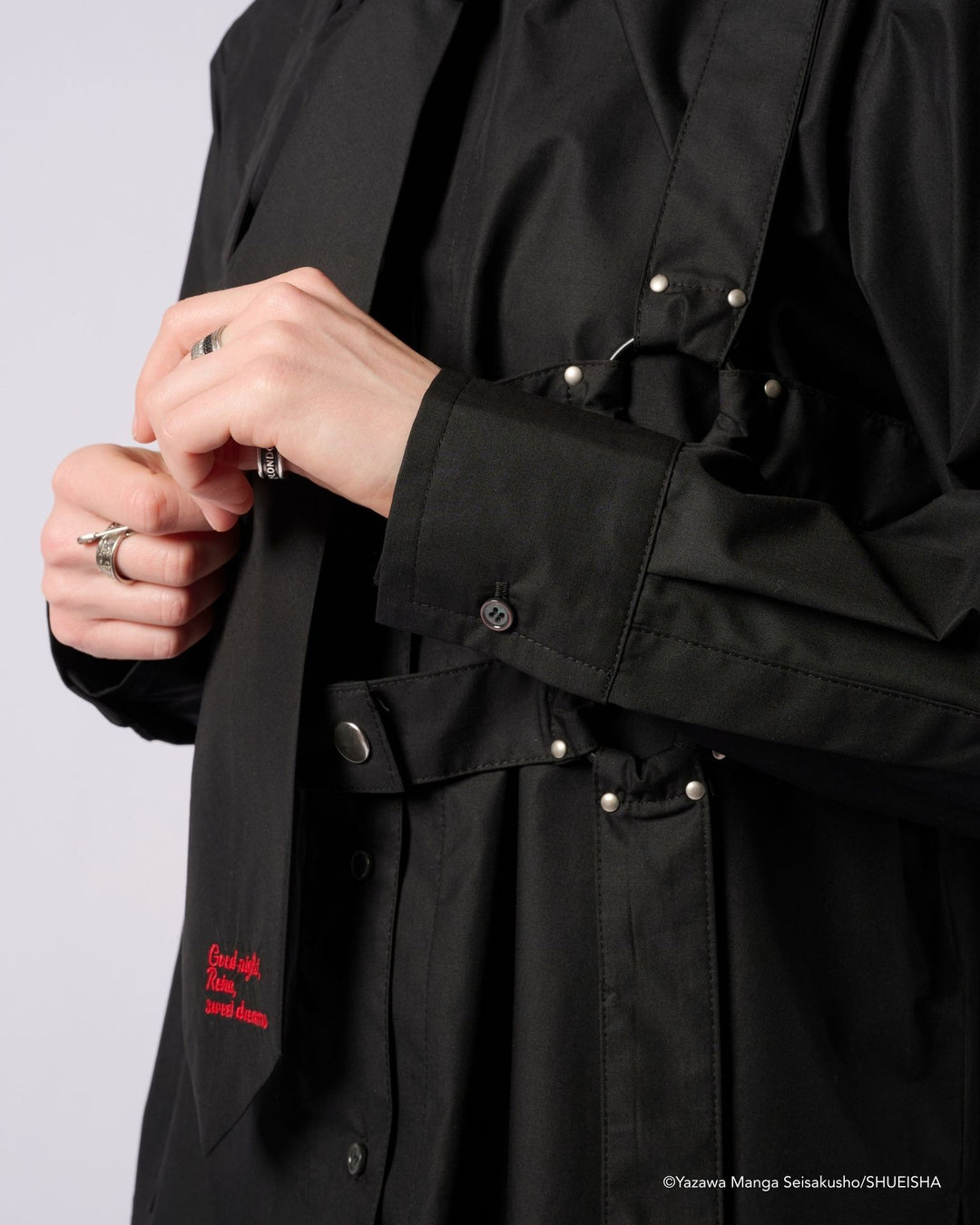 NANA × ADDIXY TIE BONDAGE SHIRT [BLACK]