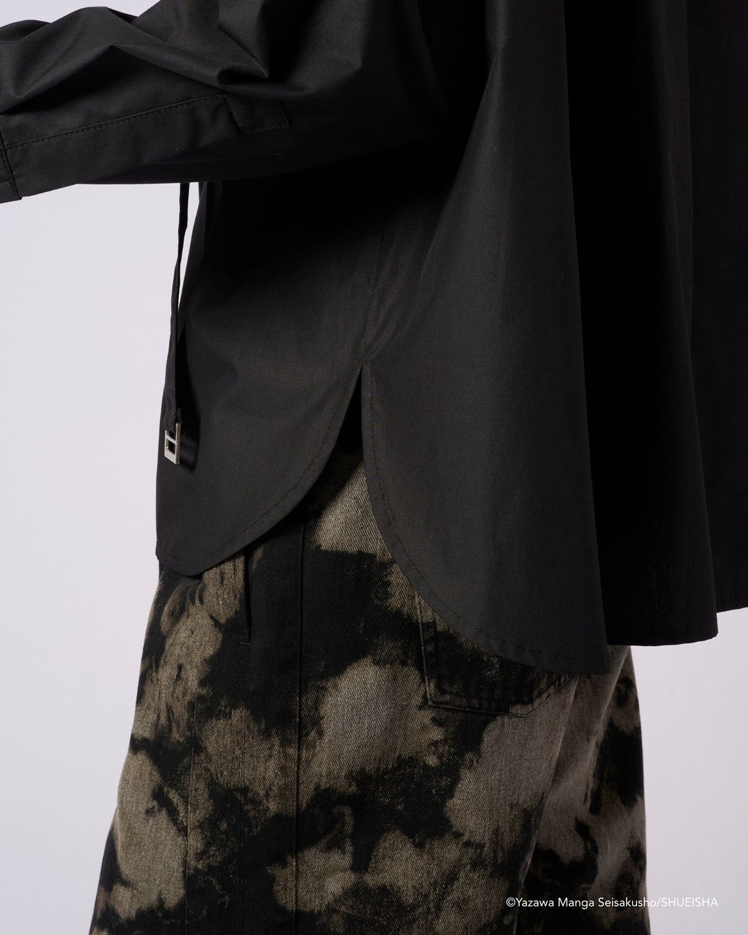 NANA × ADDIXY TIE BONDAGE SHIRT [BLACK]