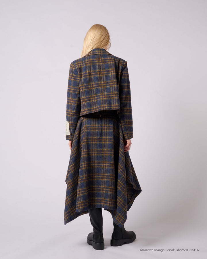 NANA × ADDIXY CHECK CROPPED JACKET