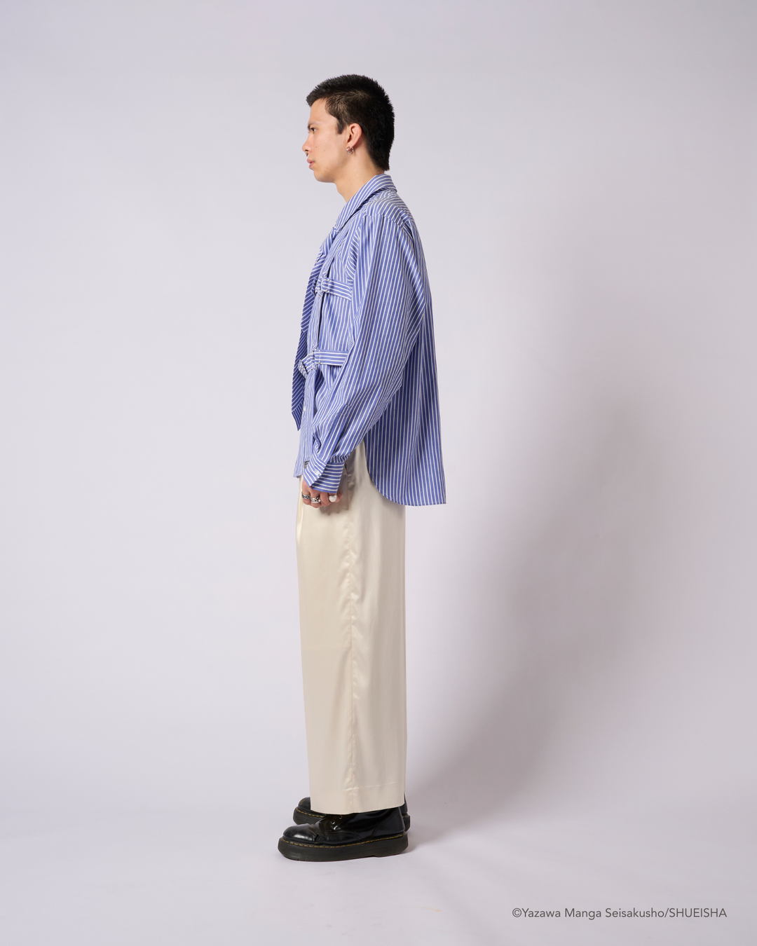 NANA × ADDIXY TIE BONDAGE SHIRT [BLUE]