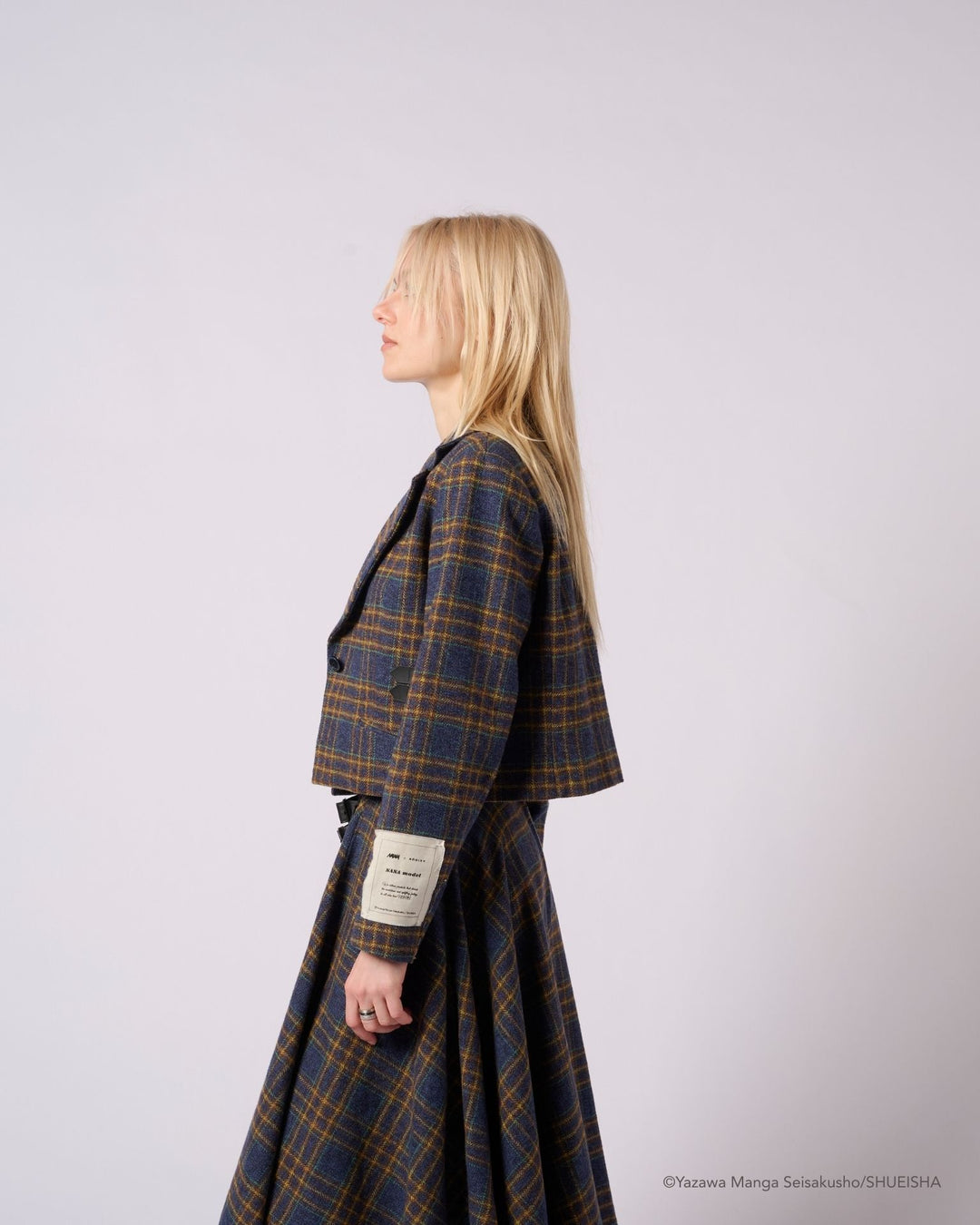 NANA × ADDIXY CHECK CROPPED JACKET