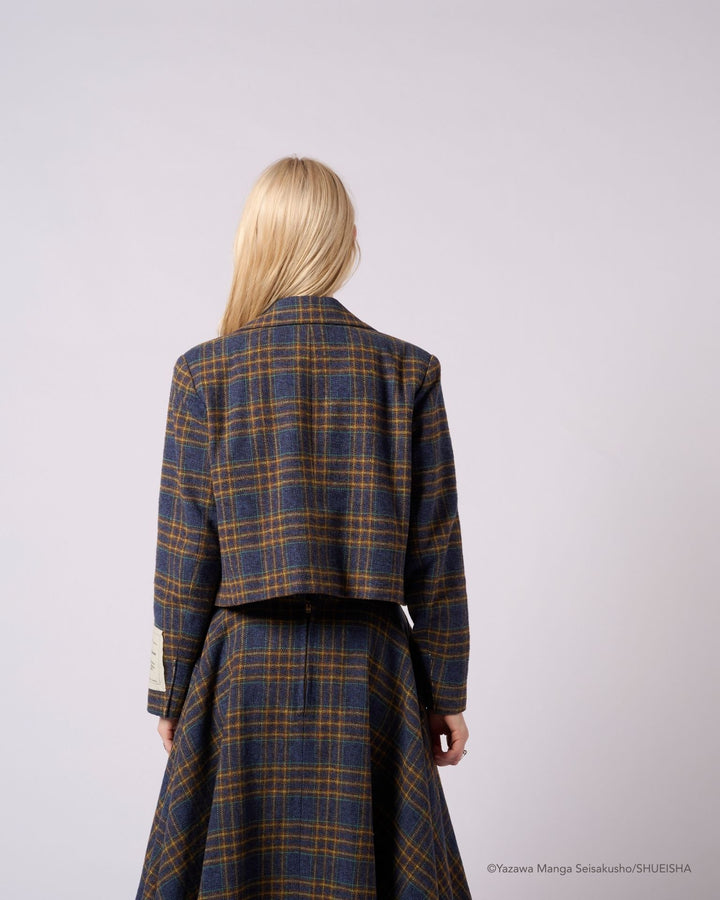 NANA × ADDIXY CHECK CROPPED JACKET