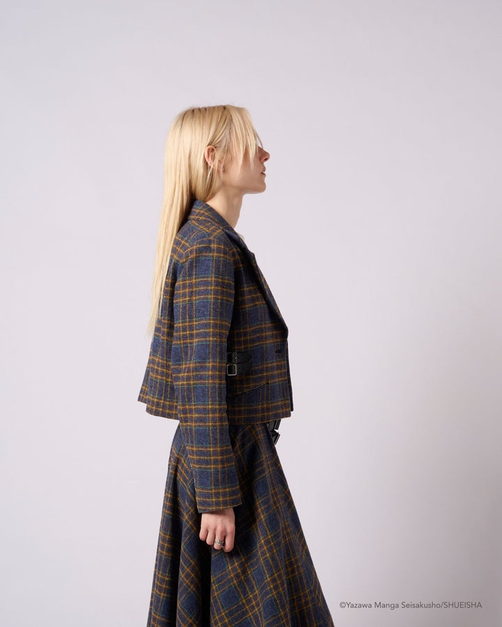 NANA × ADDIXY CHECK CROPPED JACKET