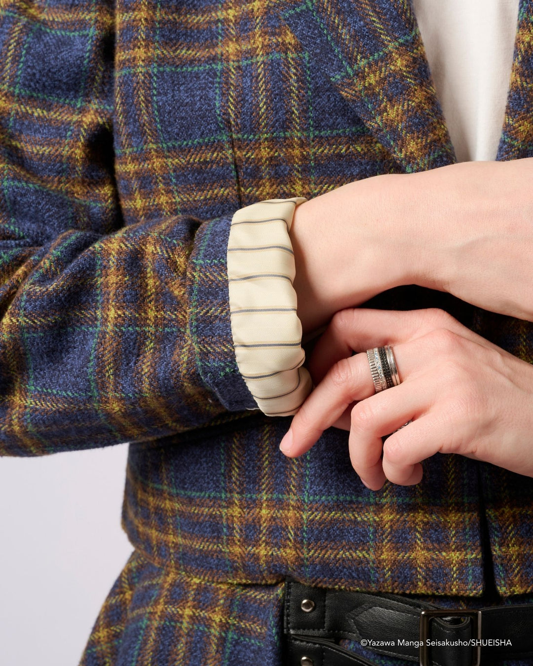 NANA × ADDIXY CHECK CROPPED JACKET