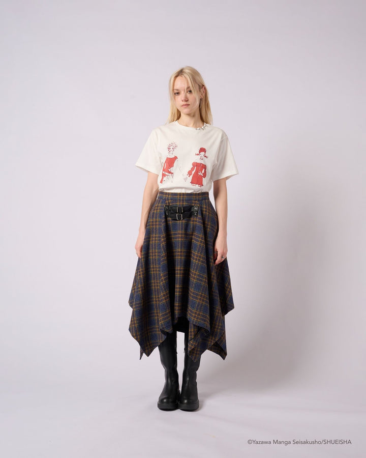 NANA × ADDIXY CHECK HEM SKIRT