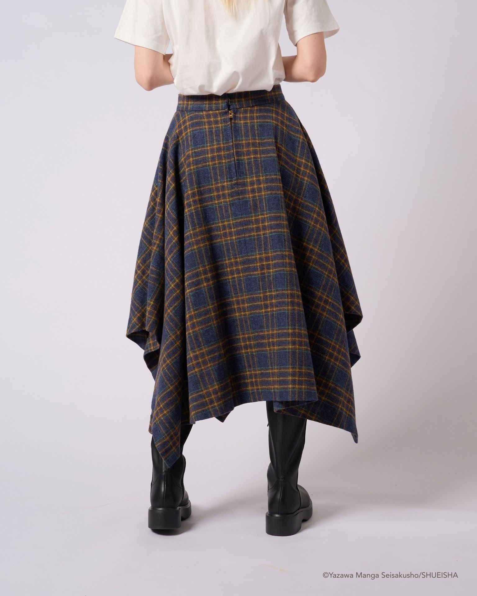 ADDIXY NANAコラボ チェックヘムスカート 5月以降発送】NANA × ADDIXY CHECK HEM SKIRT（1st drop）
