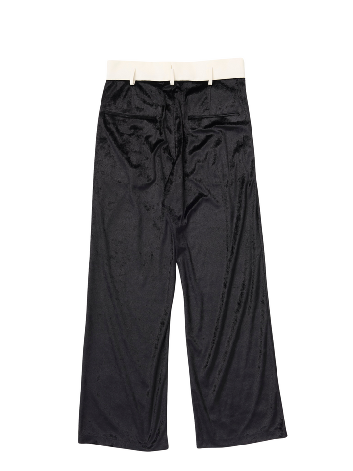 VELVET CUMMERBUND PANTS