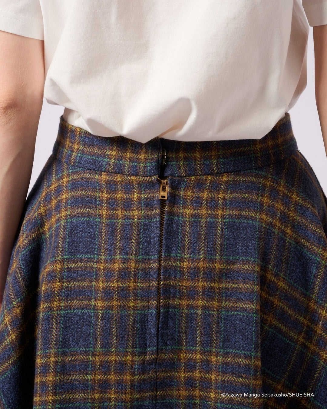 NANA × ADDIXY CHECK HEM SKIRT