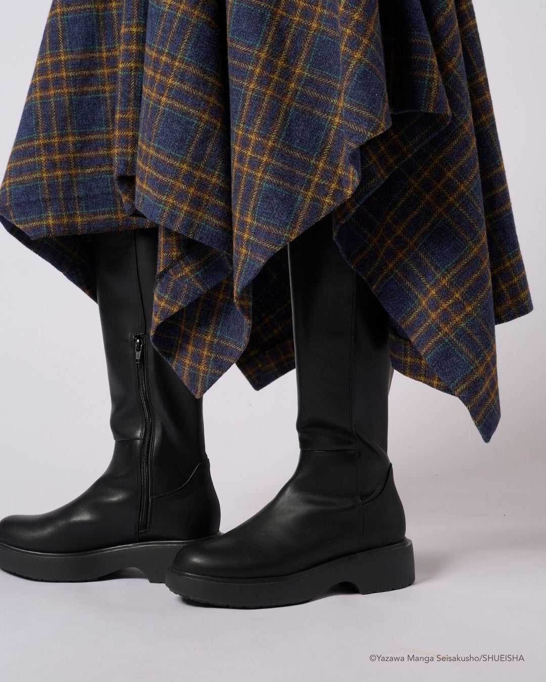 NANA × ADDIXY CHECK HEM SKIRT