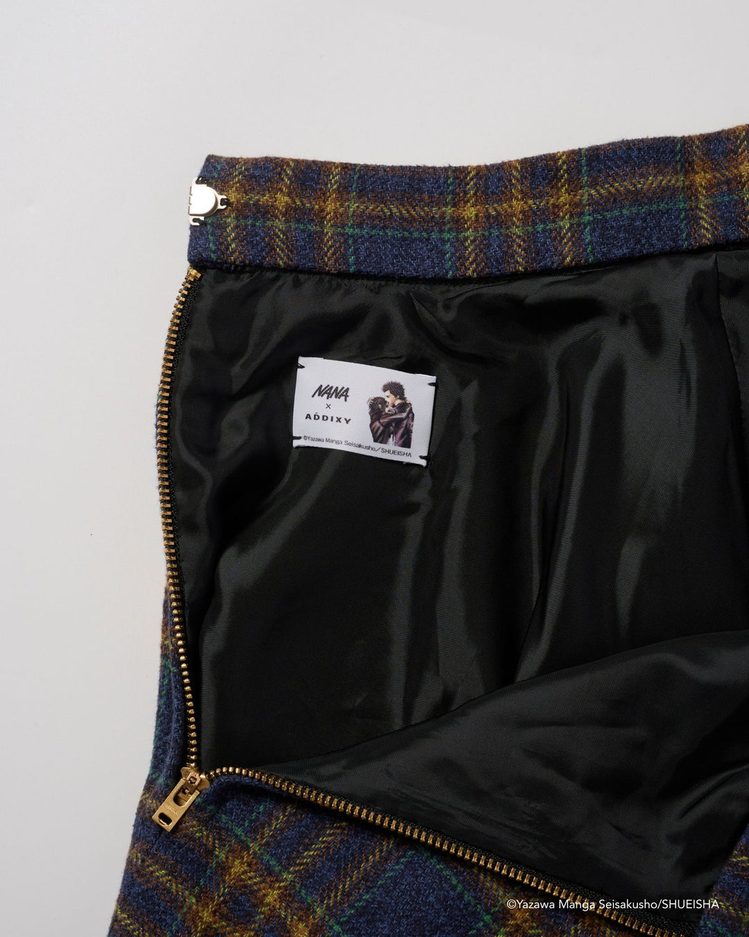 NANA × ADDIXY CHECK HEM SKIRT