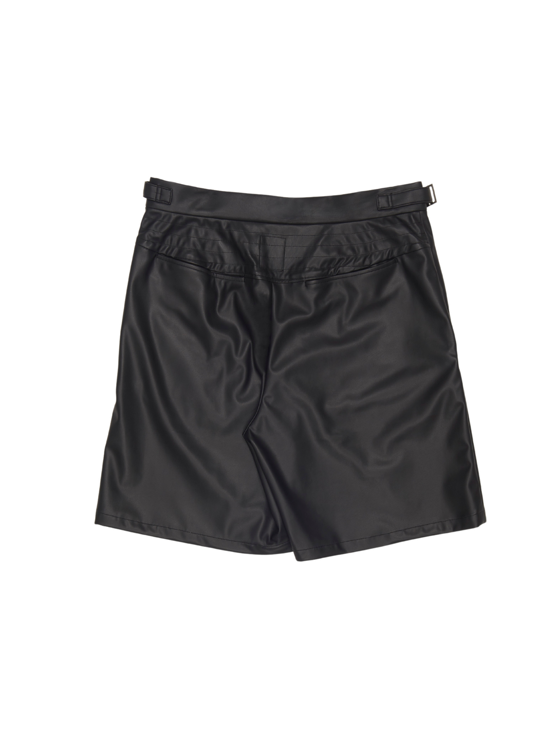 VEGAN LEATHER RIDERS GURKHA SHORTPANTS