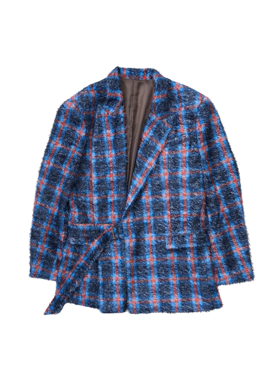CHECK WRAP JACKET