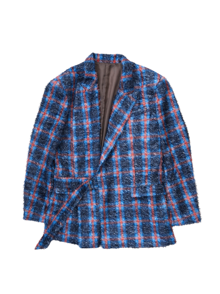 CHECK WRAP JACKET