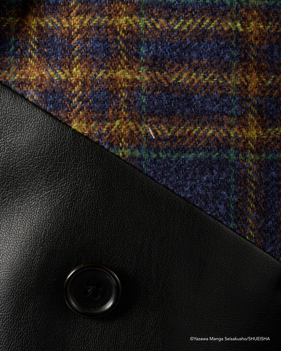 NANA × ADDIXY LEATHER CHECK JACKET