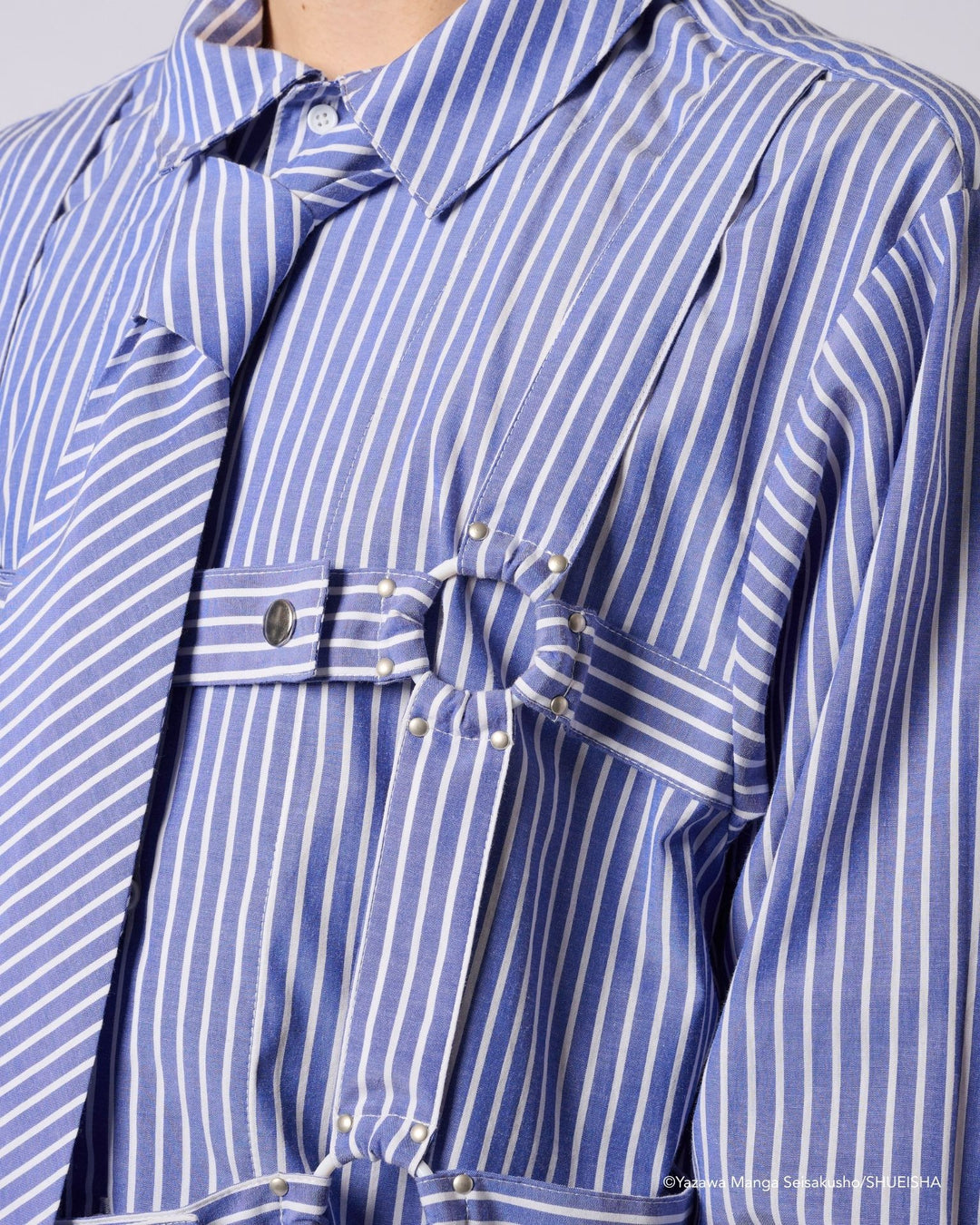 NANA × ADDIXY TIE BONDAGE SHIRT [BLUE]