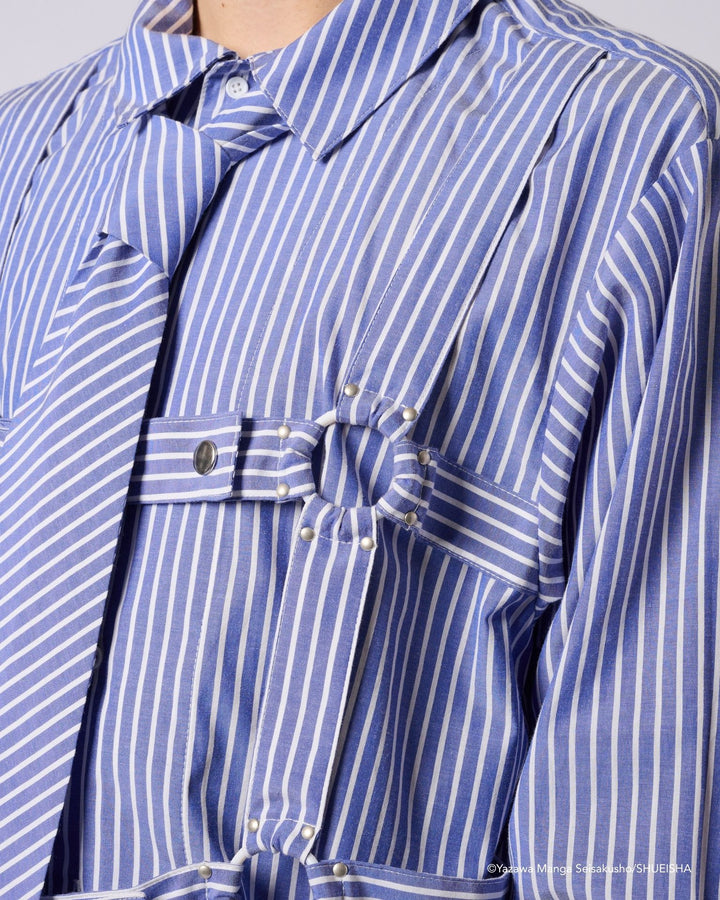 NANA × ADDIXY TIE BONDAGE SHIRT [BLUE]