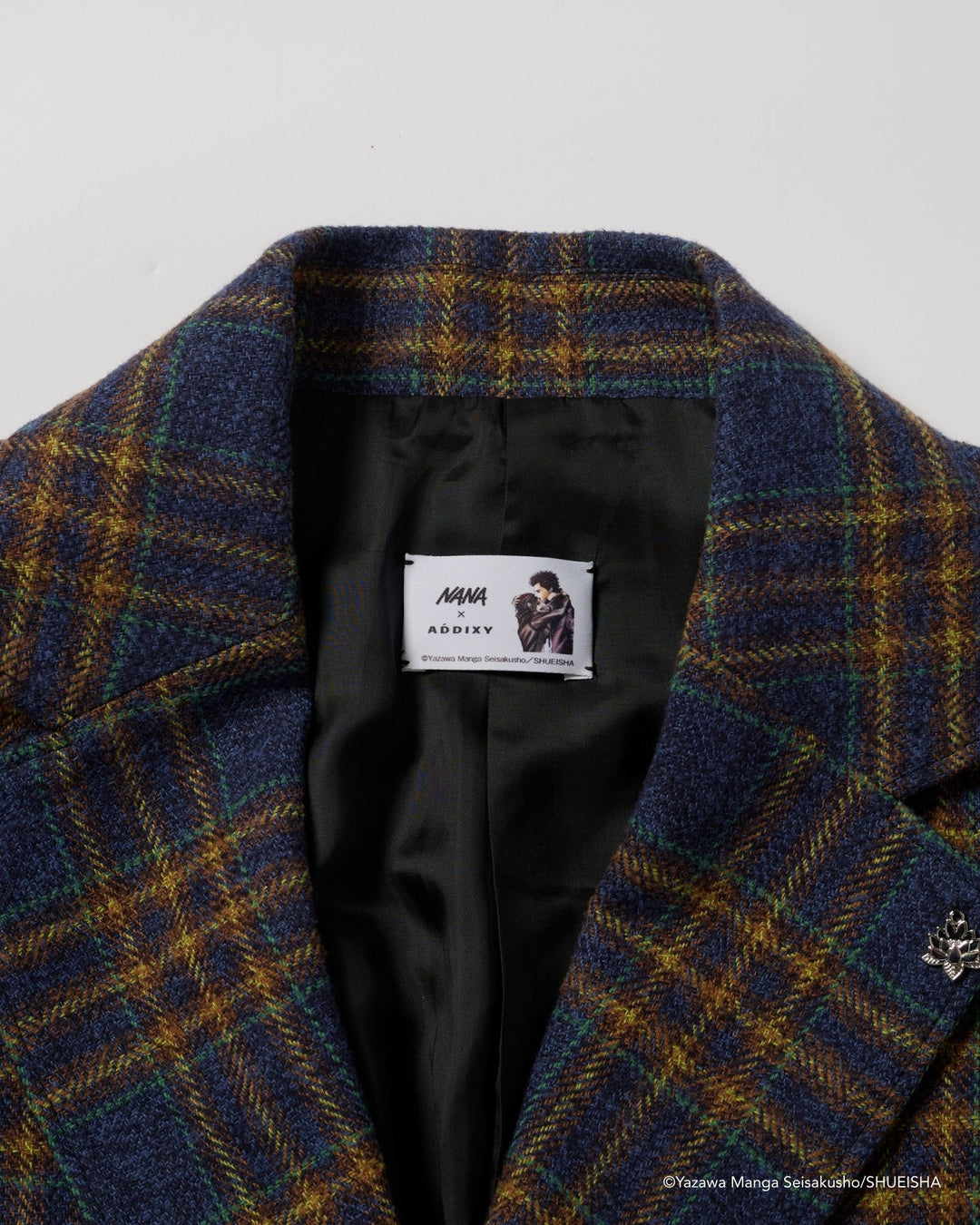 NANA × ADDIXY LEATHER CHECK JACKET